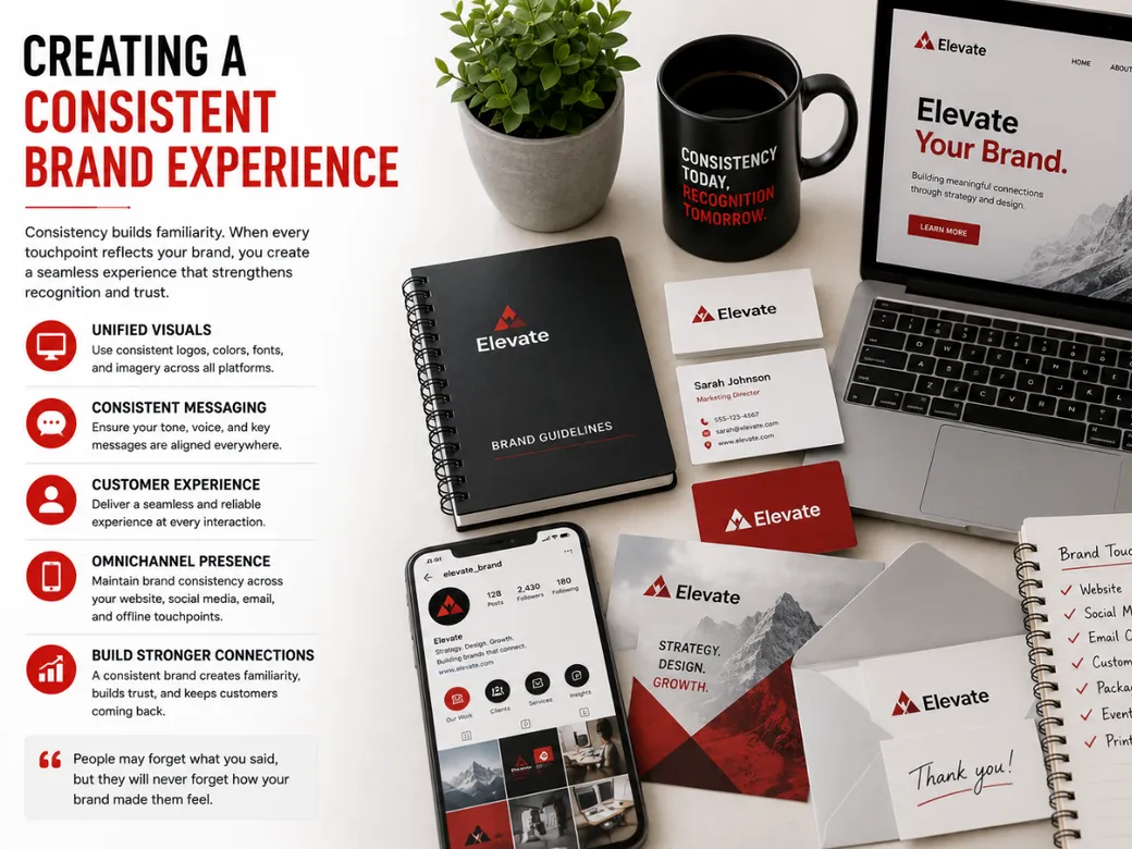 Brand collateral mockup
