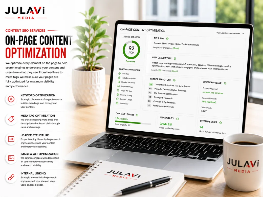 On-page mockup