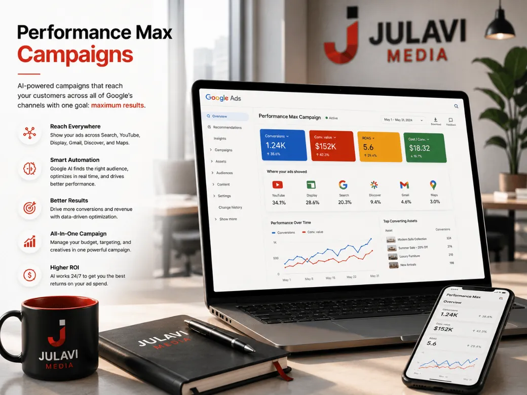 Performance Max campaigns dashboard