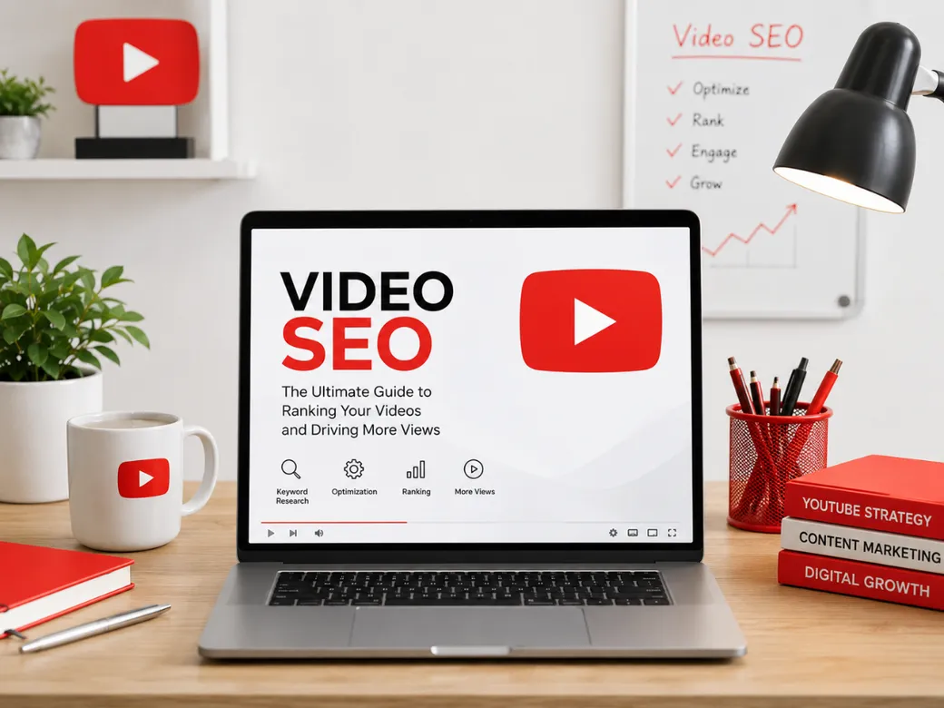 YouTube and video mockup
